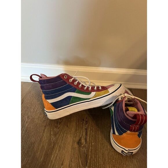 Vans Sk8-Hi MTE 2.0 Dx Rainbow Suede Size US 8.0 Men's Womens 9.5 VN0A4P3IXHO - Picture 5 of 8